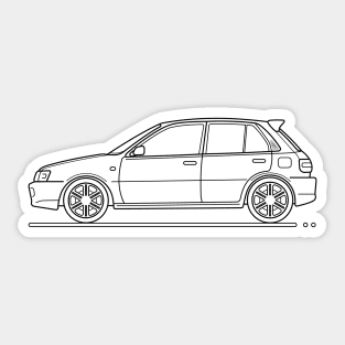 Starlet B Sticker